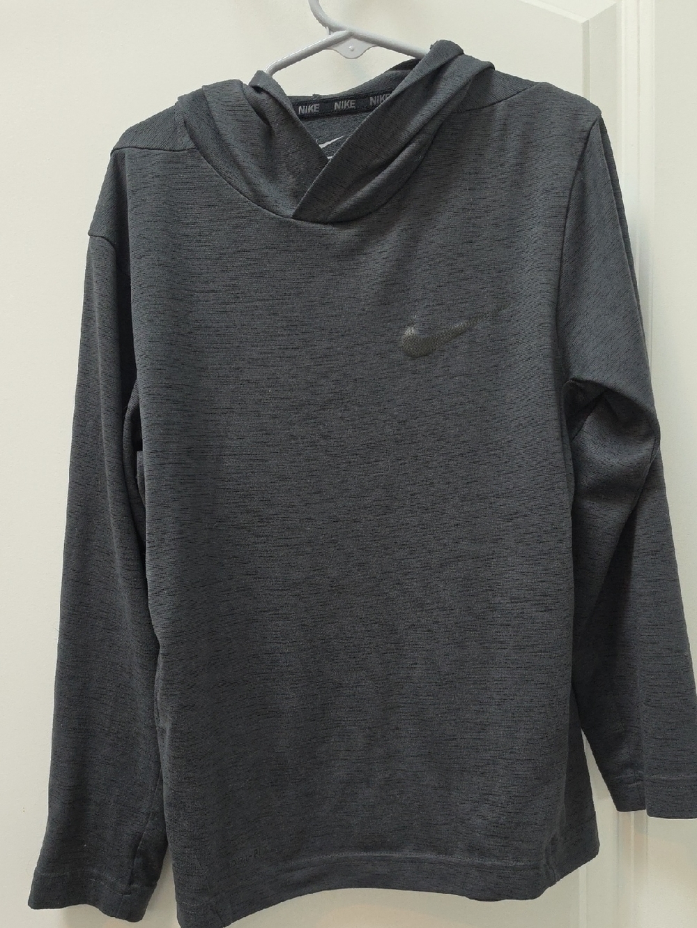 Nike Dark Gray Lightweight Hooded Pullover Sweatshirt